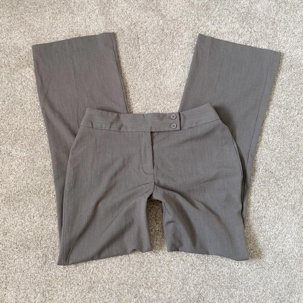 Grace Elements Gray Office Siren Trousers — Size 4